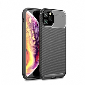 Cover iPhone 11 Pro Fleksibel Kulfibertekstur