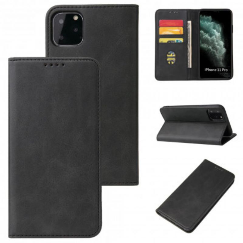 Cover iPhone 11 Pro Flip Cover Lædereffekt Business Style Plus