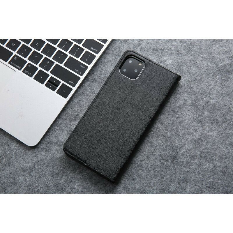 Cover iPhone 11 Pro Flip Cover Silketekstur Lædereffekt Cmai2