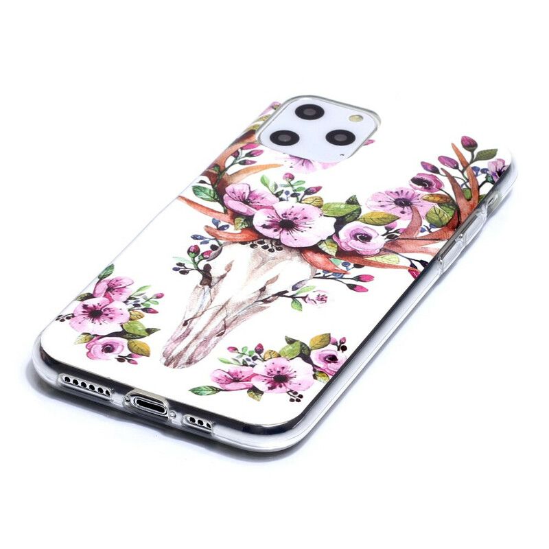 Cover iPhone 11 Pro Fluorescerende Blomsterelg