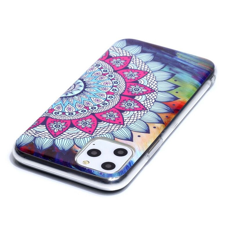 Cover iPhone 11 Pro Fluorescerende Farverig Mandala