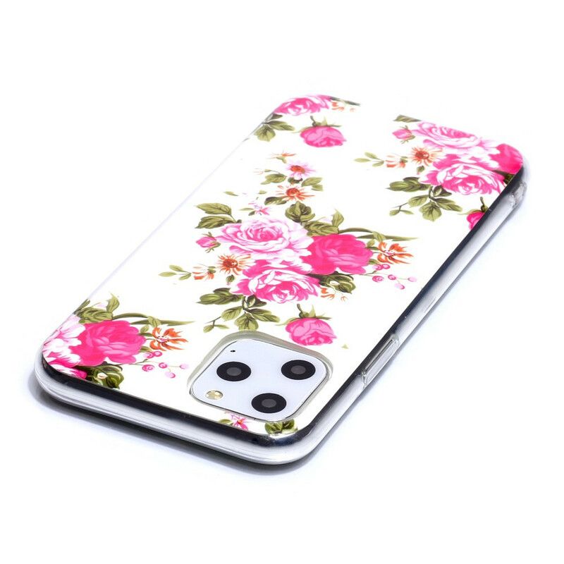 Cover iPhone 11 Pro Fluorescerende Frihedsblomster