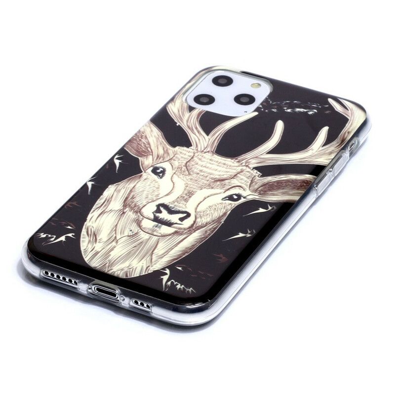 Cover iPhone 11 Pro Fluorescerende Majestic Stag