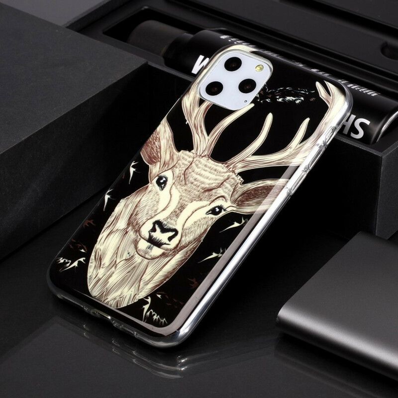 Cover iPhone 11 Pro Fluorescerende Majestic Stag