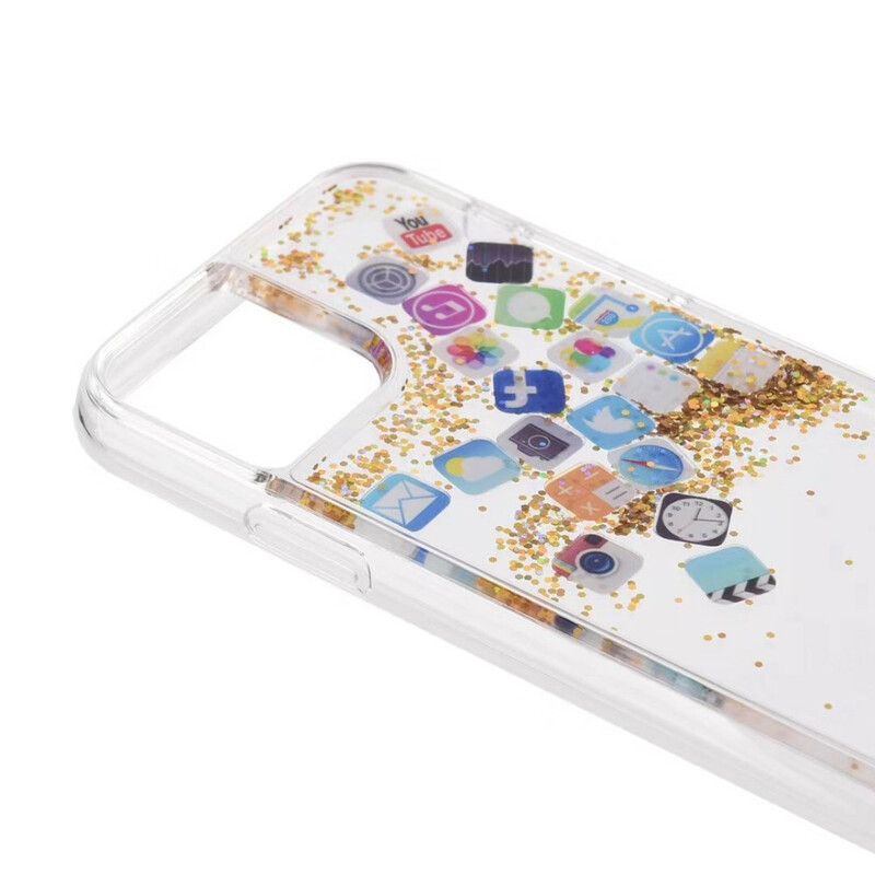 Cover iPhone 11 Pro Glitter App-ikoner