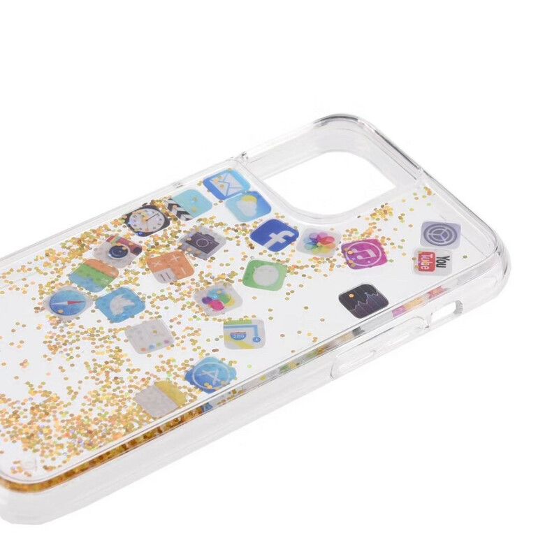 Cover iPhone 11 Pro Glitter App-ikoner