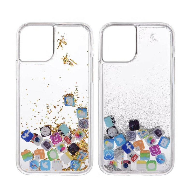 Cover iPhone 11 Pro Glitter App-ikoner