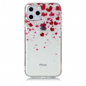 Cover iPhone 11 Pro Hjerteregn