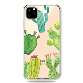 Cover iPhone 11 Pro Kaktus Akvarel