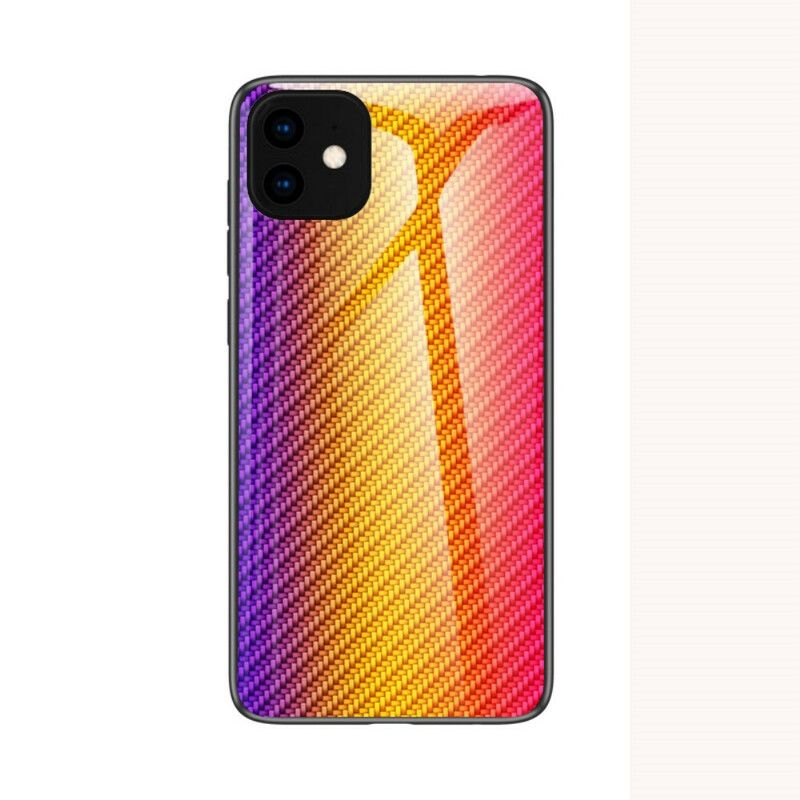 Cover iPhone 11 Pro Kulfiber Hærdet Glas