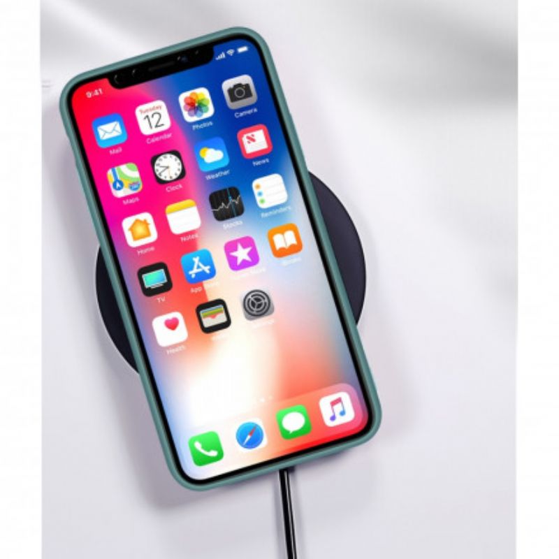 Cover iPhone 11 Pro Silikone Og Imiteret Læder Kortholder