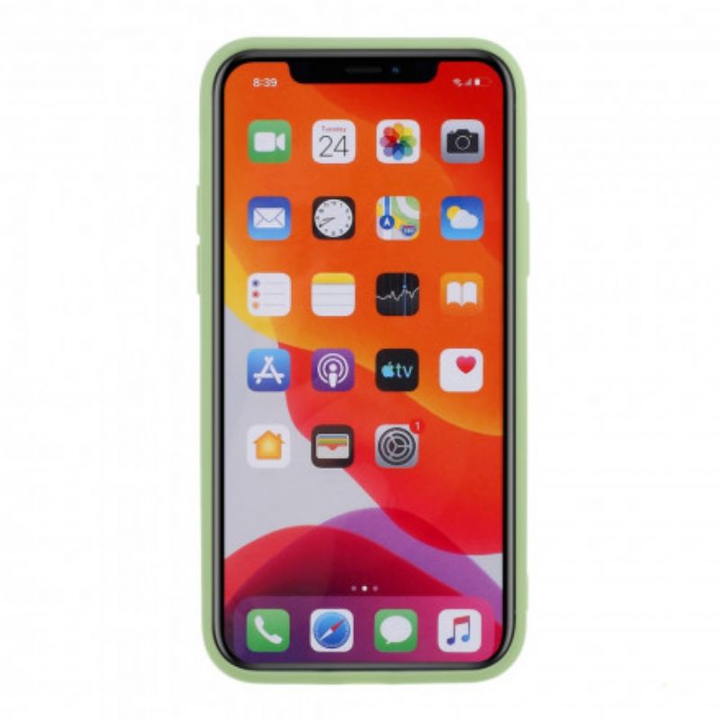 Cover iPhone 11 Pro Silikonemåtte Ren Farve