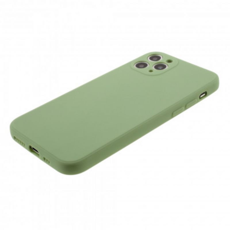 Cover iPhone 11 Pro Silikonemåtte Ren Farve