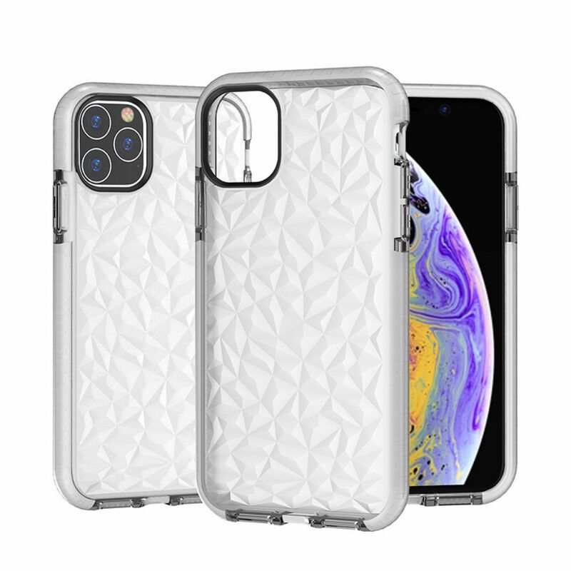 Cover iPhone 11 Pro Transparent Diamantstruktur