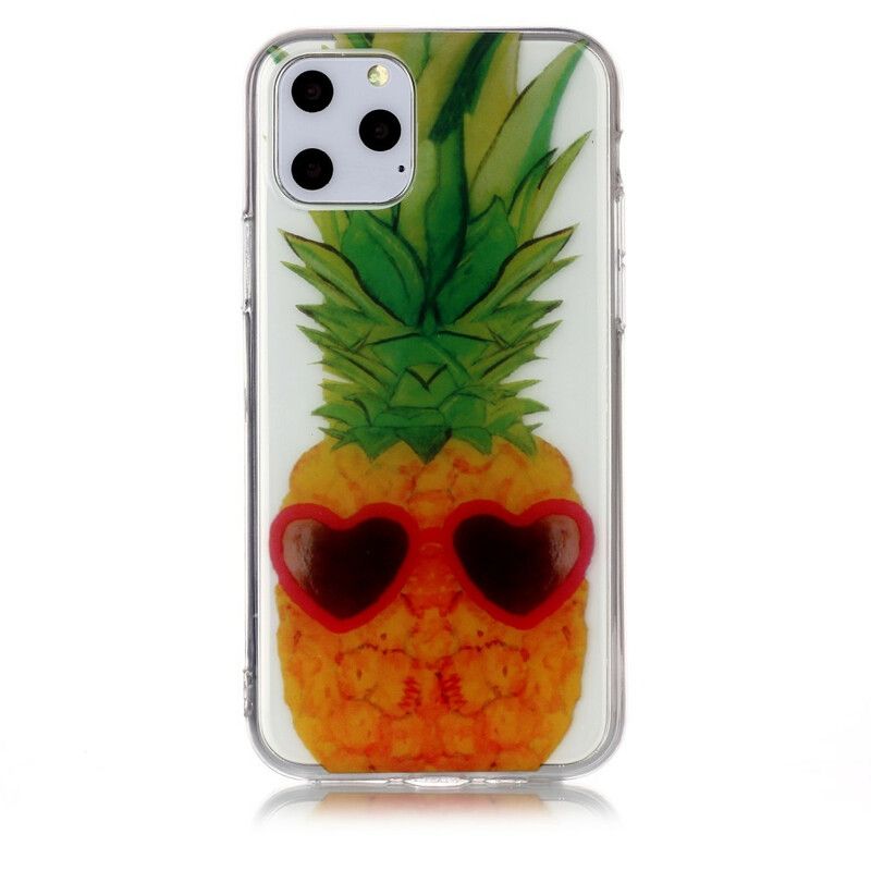 Cover iPhone 11 Pro Transparent Inkognito Ananas