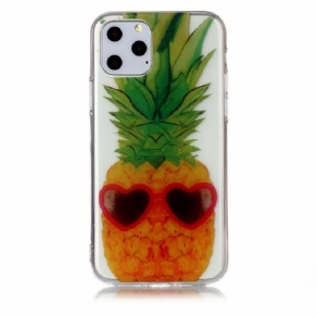 Cover iPhone 11 Pro Transparent Inkognito Ananas