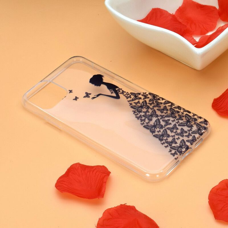 Cover iPhone 11 Pro Transparent Sommerfuglekjole