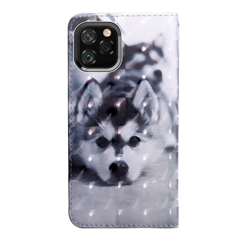 Flip Cover iPhone 11 Pro Gustave The Dog