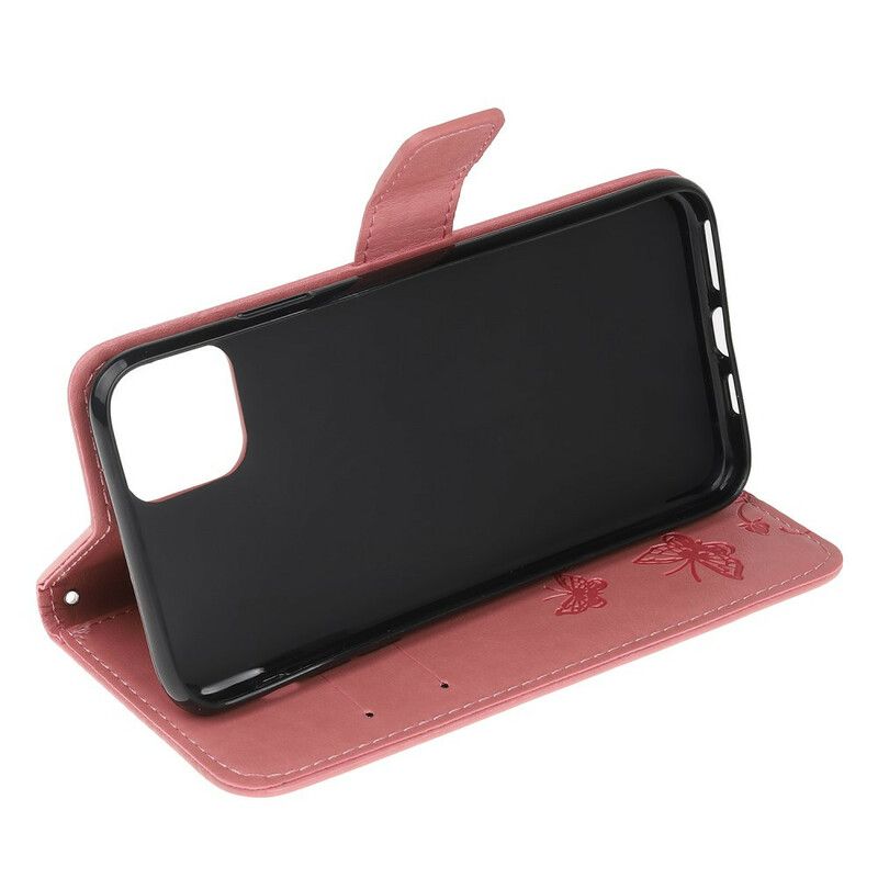 Flip Cover iPhone 11 Pro Med Snor Floral Strappy