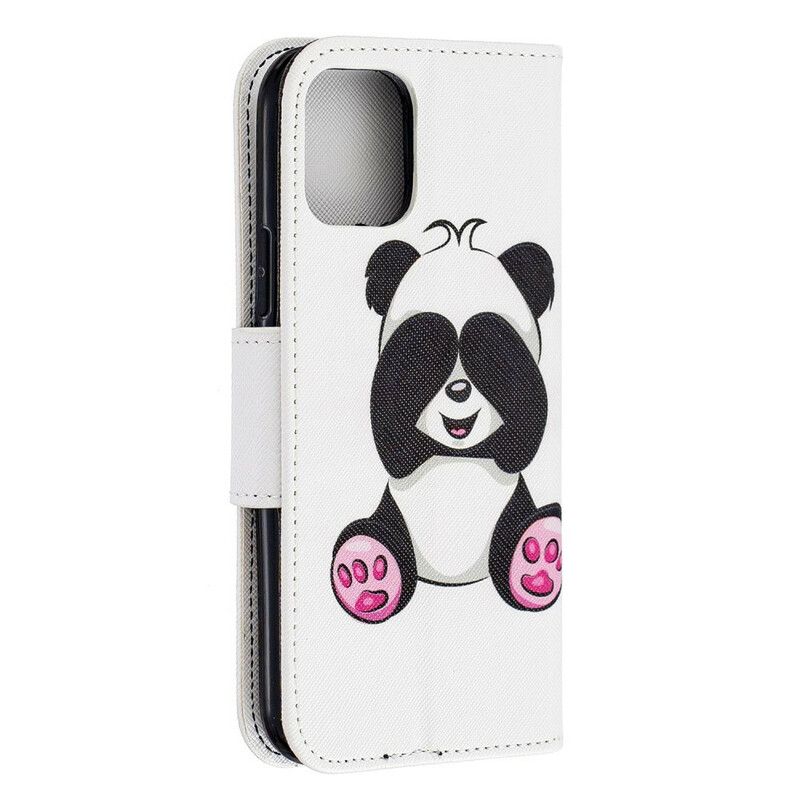 Flip Cover iPhone 11 Pro Panda Sjov