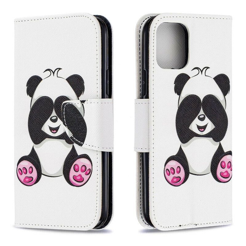 Flip Cover iPhone 11 Pro Panda Sjov