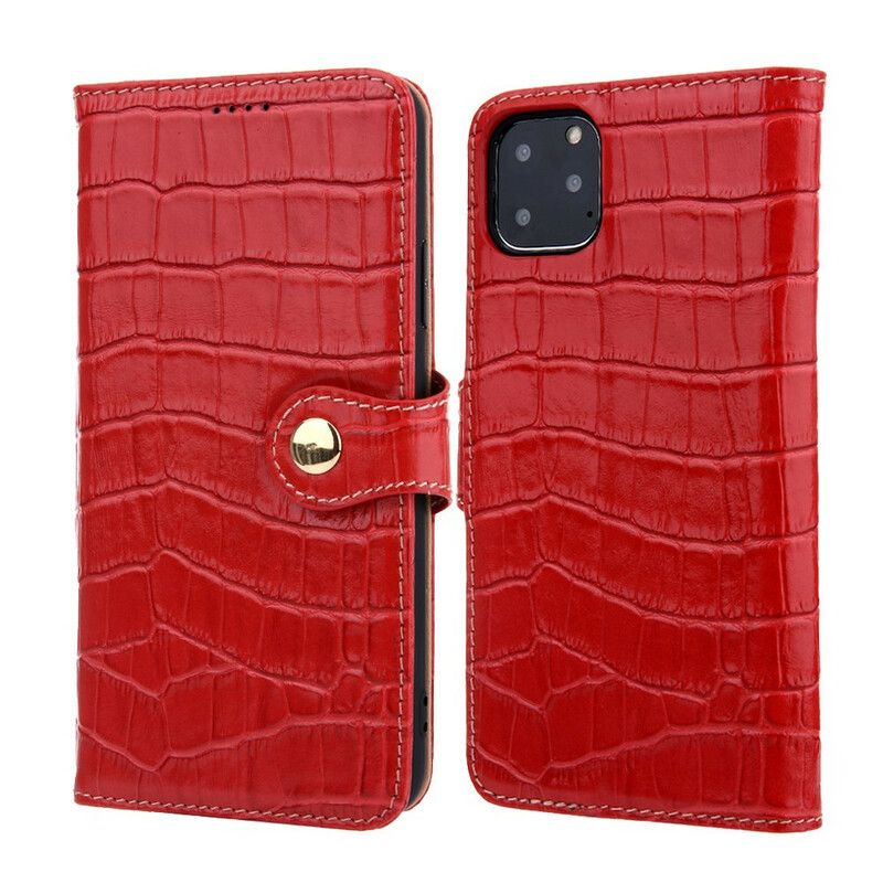 Læder Cover iPhone 11 Pro Smuk Croco