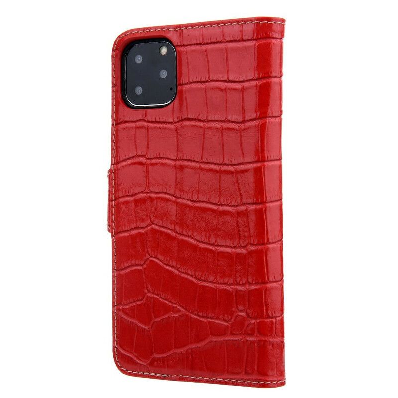 Læder Cover iPhone 11 Pro Smuk Croco