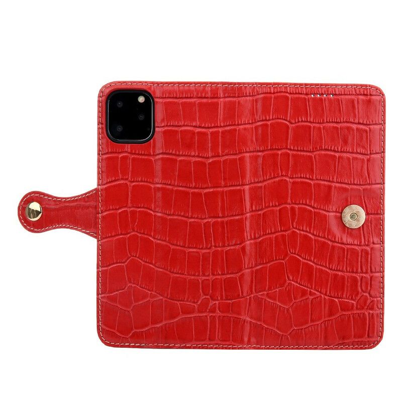 Læder Cover iPhone 11 Pro Smuk Croco