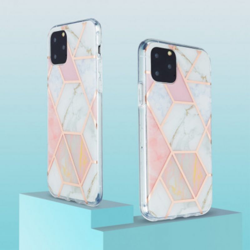 Mobilcover iPhone 11 Pro Blinkende Geometrisk Marmor