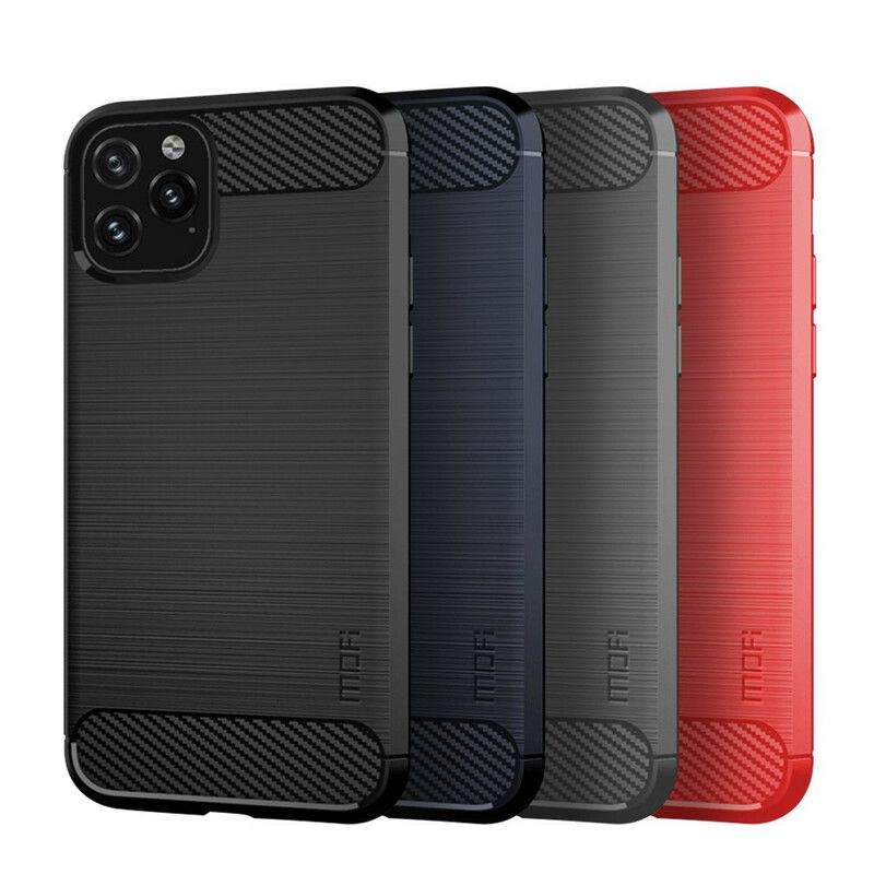 Mobilcover iPhone 11 Pro Mofi Børstet Kulfiber