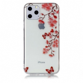 Mobilcover iPhone 11 Pro Sommerfuglegren Transparent