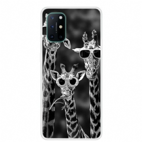 Cover OnePlus 8T Bebrillede Giraffer