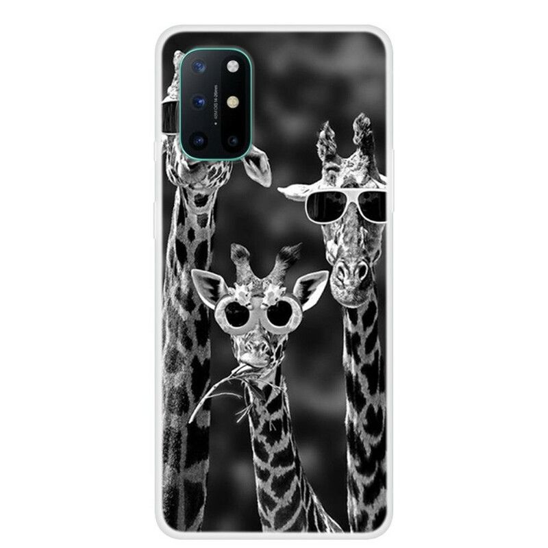 Cover OnePlus 8T Bebrillede Giraffer