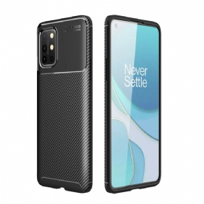 Cover OnePlus 8T Fleksibel Kulfibertekstur