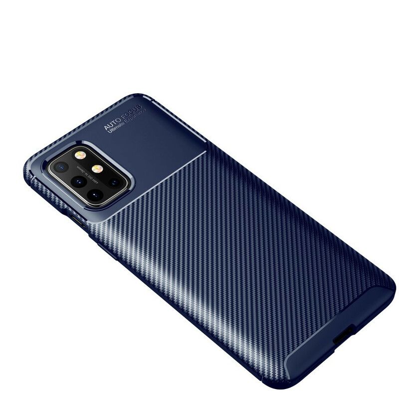 Cover OnePlus 8T Fleksibel Kulfibertekstur