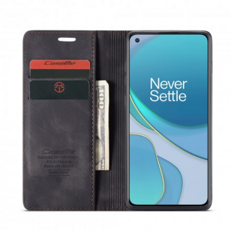 Cover OnePlus 8T Flip Cover Caseme Kunstlæder