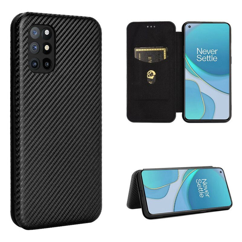 Cover OnePlus 8T Flip Cover Farvet Carbon Silikone