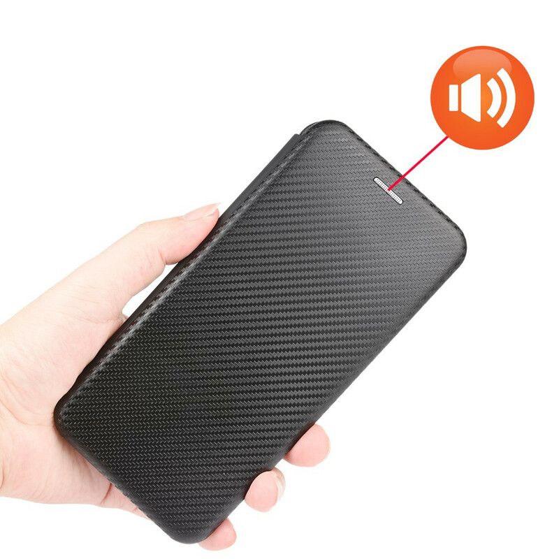 Cover OnePlus 8T Flip Cover Farvet Carbon Silikone