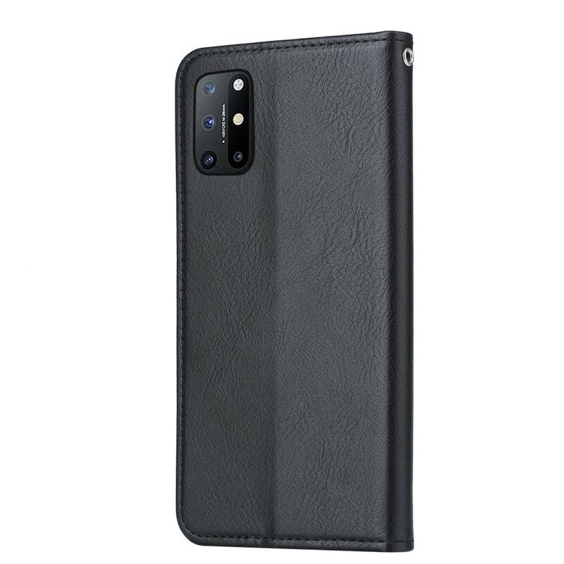 Cover OnePlus 8T Flip Cover Faux Læder Kortholder