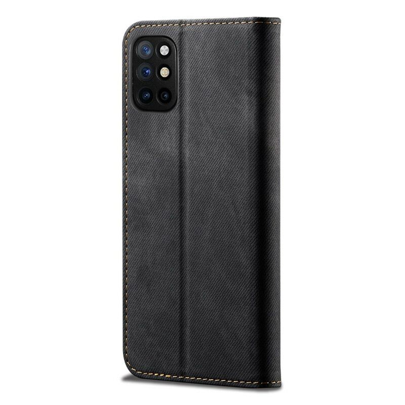 Cover OnePlus 8T Flip Cover Imiteret Læder Jeans Tekstur