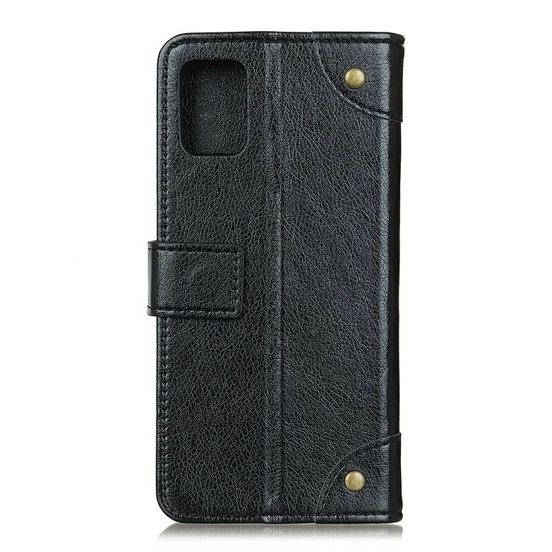 Cover OnePlus 8T Flip Cover Nappa Læderstil