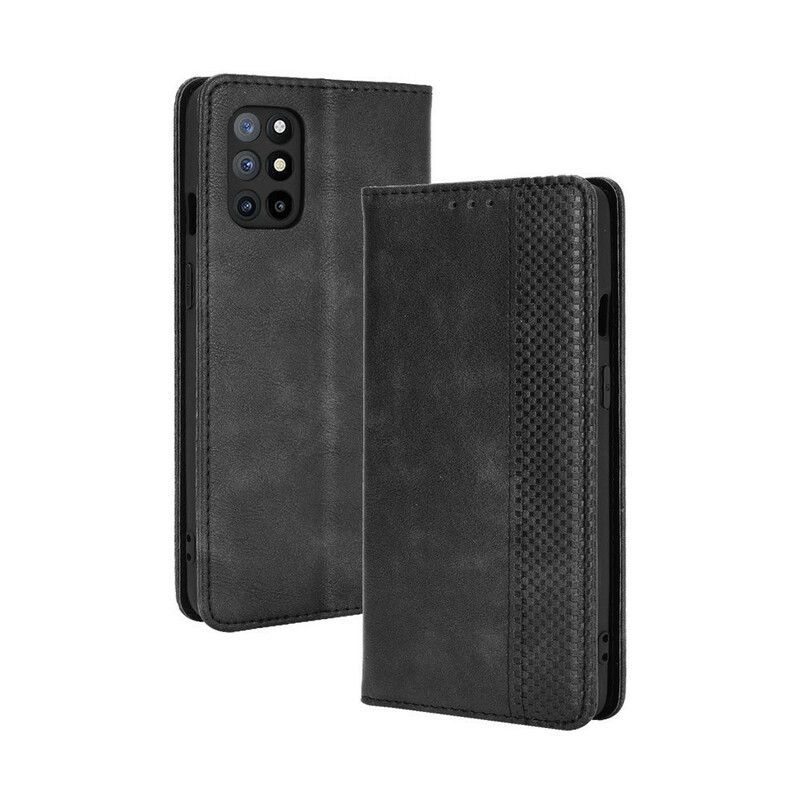 Cover OnePlus 8T Flip Cover Vintage Stiliseret Lædereffekt