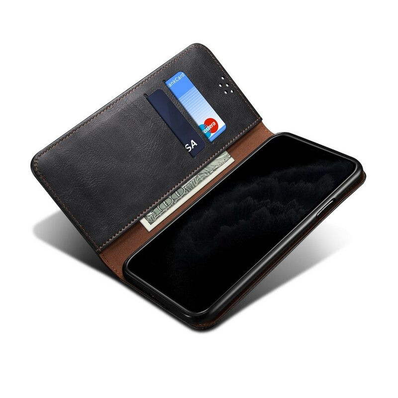 Cover OnePlus 8T Flip Cover Vokset Kunstlæder