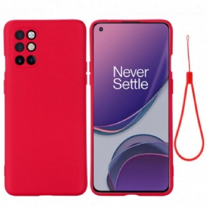 Cover OnePlus 8T Flydende Silikone Med Snor