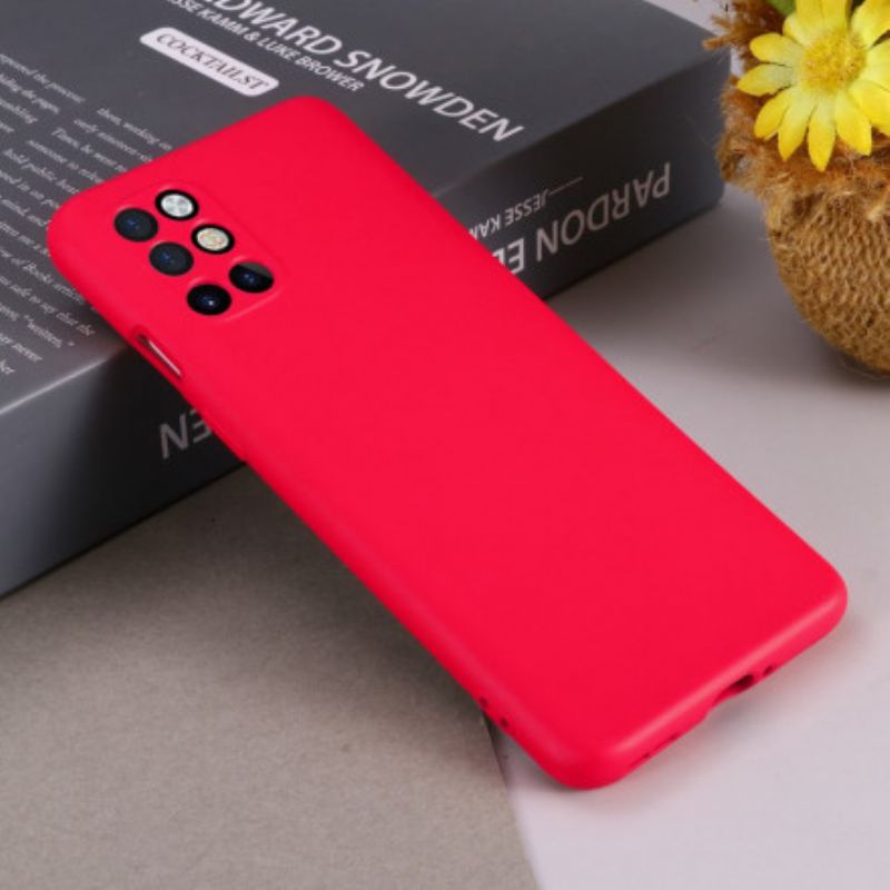 Cover OnePlus 8T Flydende Silikone Med Snor