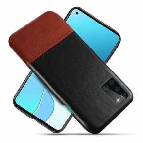 Cover OnePlus 8T Ksq Tofarvet Lædereffekt