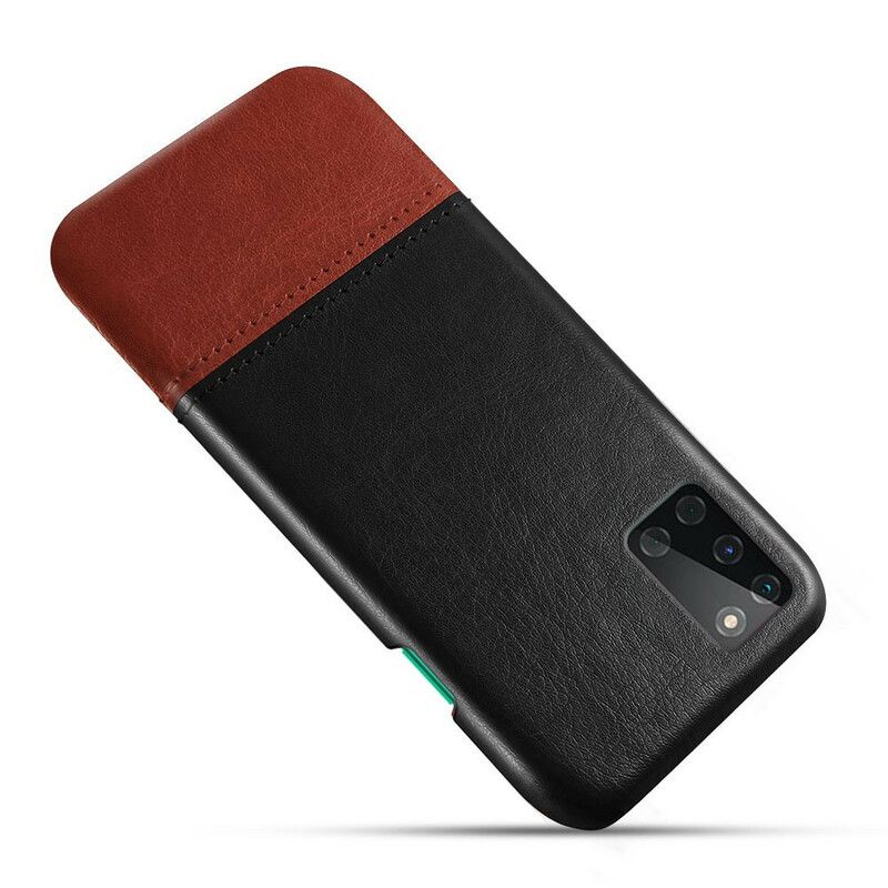 Cover OnePlus 8T Ksq Tofarvet Lædereffekt