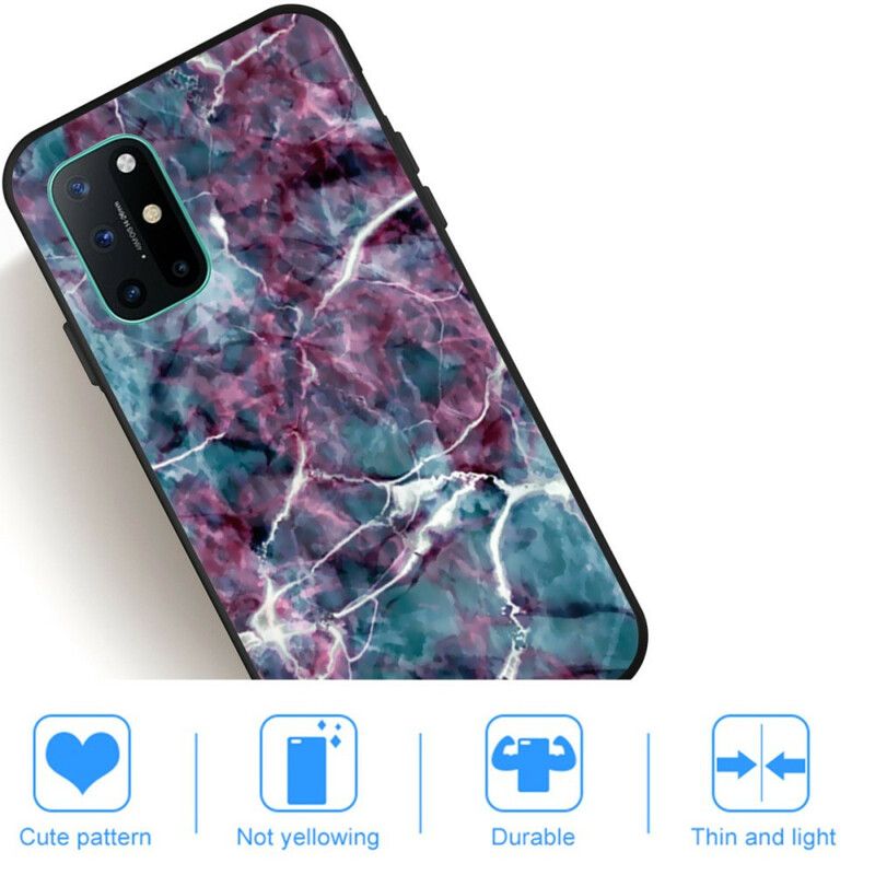 Cover OnePlus 8T Lilla Marmor