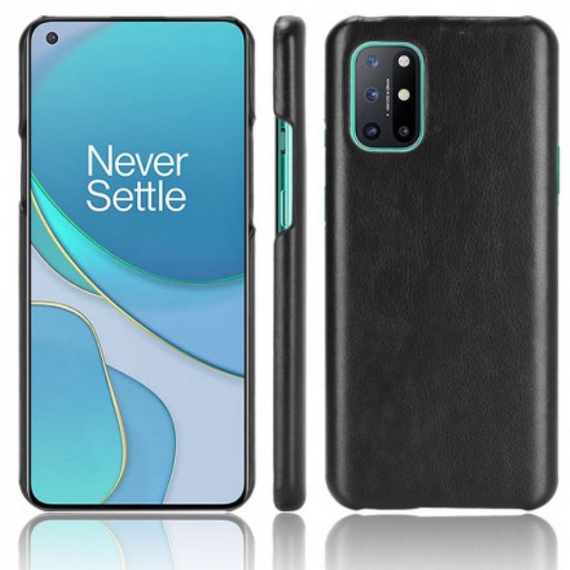 Cover OnePlus 8T Performance Litchi-lædereffekt