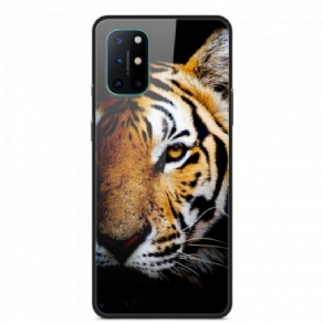 Cover OnePlus 8T Realistisk Tigerhærdet Glas